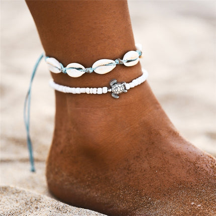 Fashion Colorful Crystal Beads Anklet - Wnkrs