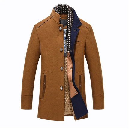 Men's Woolen Coat for Winter - Wnkrs