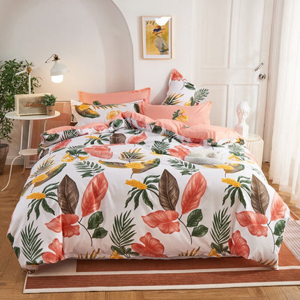 Modern Printed Bedding Set 4 Pcs - wnkrs