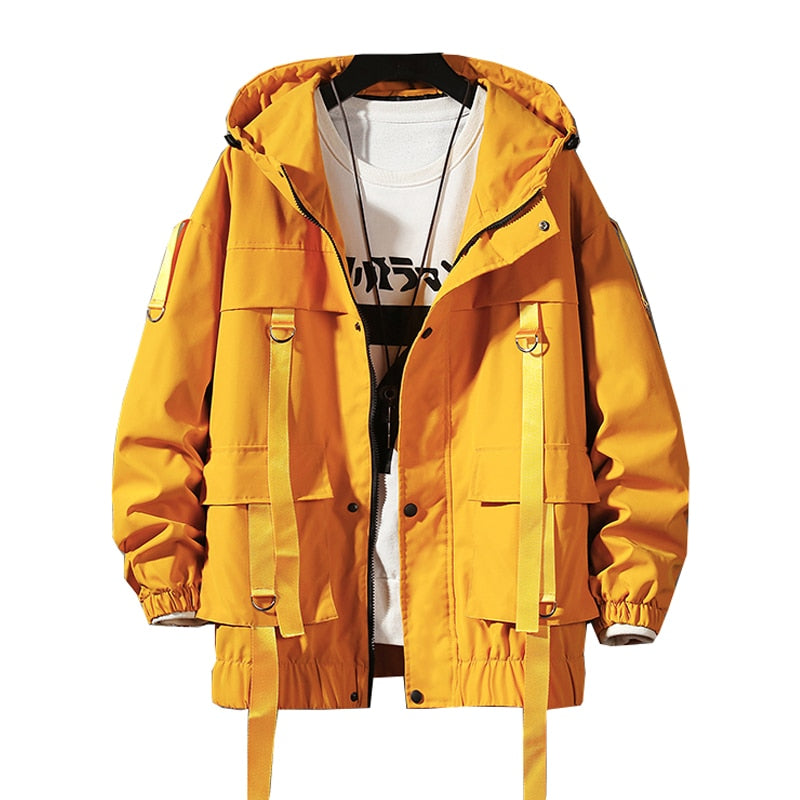 Harajuku Men's Bomber Jacket in Plus Sizes