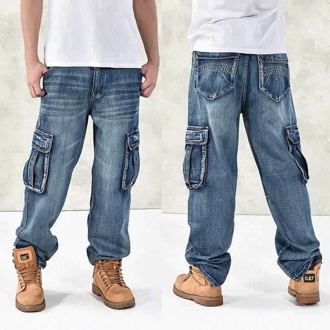 Men's Hip Hop Loose Jeans