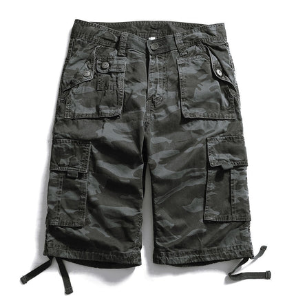 Men's Camouflage Casual Cotton Cargo Shorts - Wnkrs