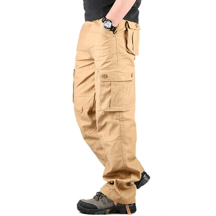 Men's Casual Cotton Cargo Pants - Wnkrs