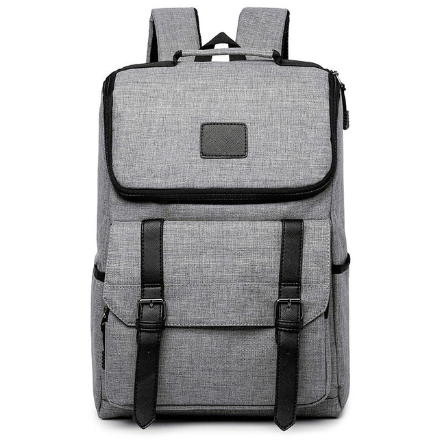 Preppy Style Casual Canvas Backpack - Wnkrs