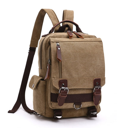 Men's Retro Style Canvas Backpack - Wnkrs