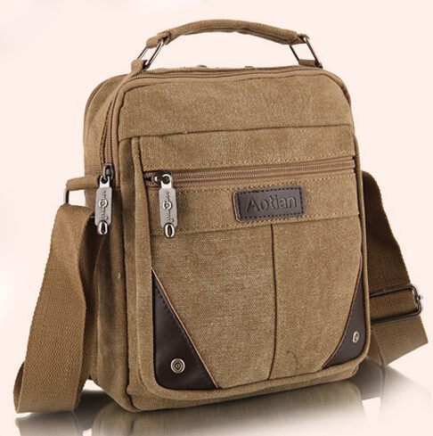 Men's Travel  Canvas Crossbody Bag - Wnkrs