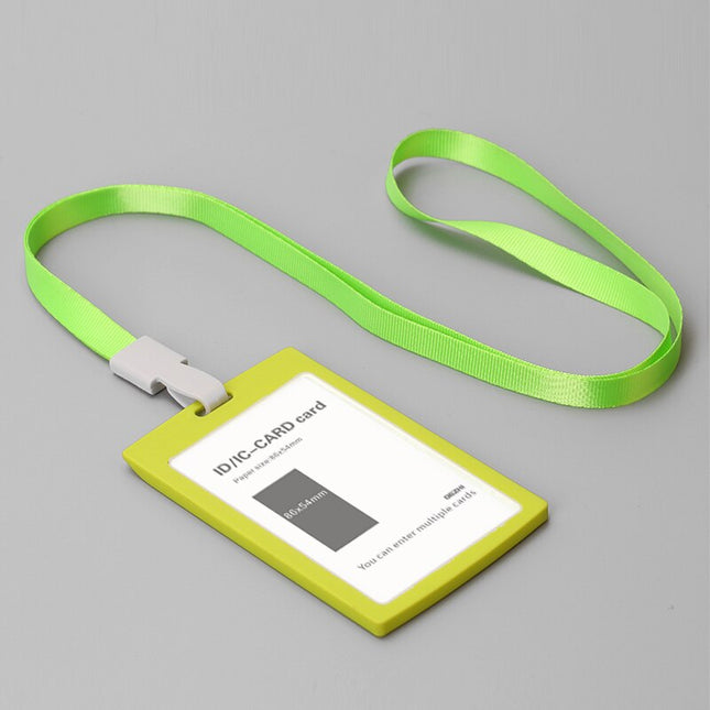 Multi-Color Strap Lanyard and Card Holder - Wnkrs