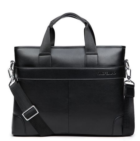 Men's Classic Leather Briefcase - Wnkrs