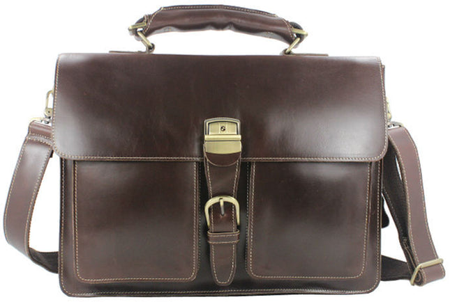 Luxury Genuine Leather Men's Briefcase - Wnkrs