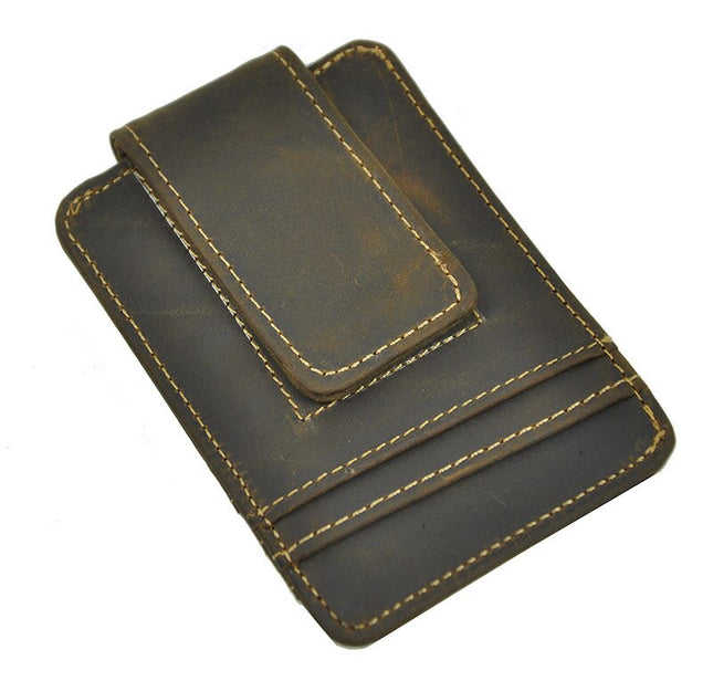 Leather Magnetic Money Clip - Wnkrs