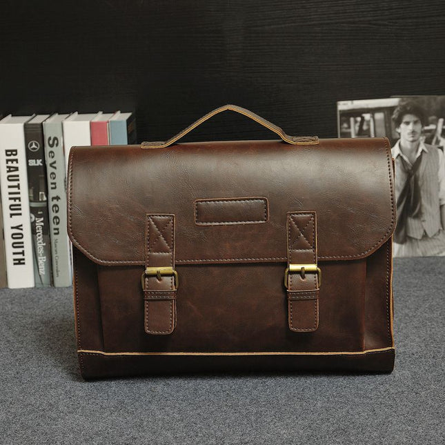 Elegant Leather Men's Briefcase