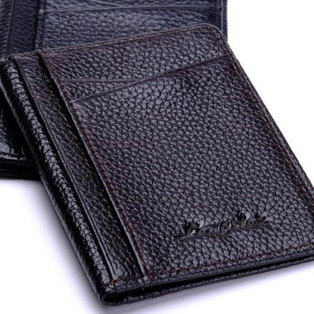 Cow Leather Credit Card and ID Holder for Men