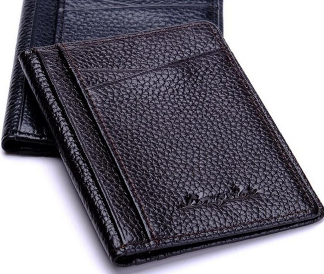 Cow Leather Credit Card and ID Holder for Men - Wnkrs