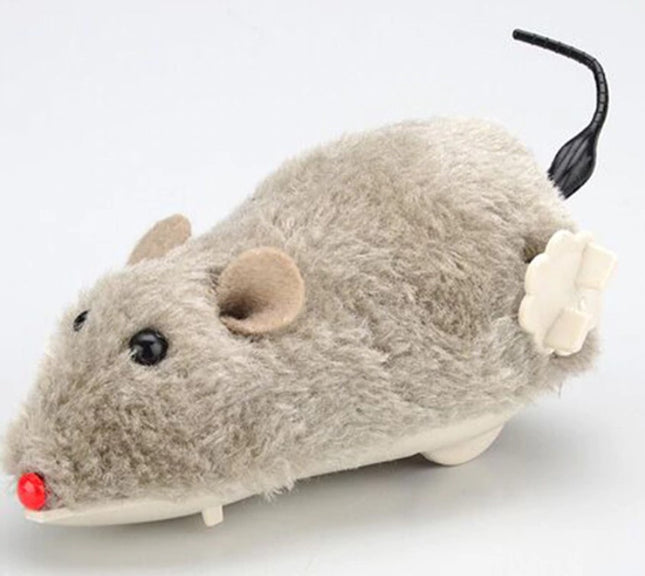 Cat's Plush Mouse Mechanical Toy - wnkrs