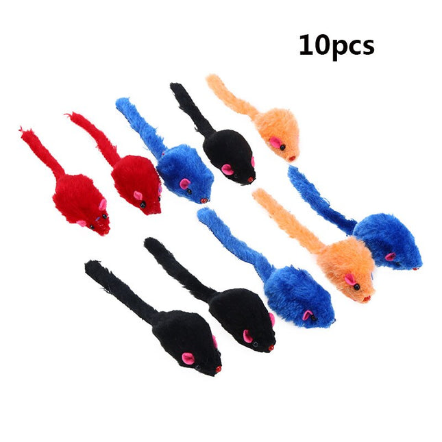 Set of Ten Mouse Pet Toys for Cats - wnkrs