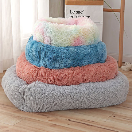 Dogs Long Plush Solid Bed - wnkrs