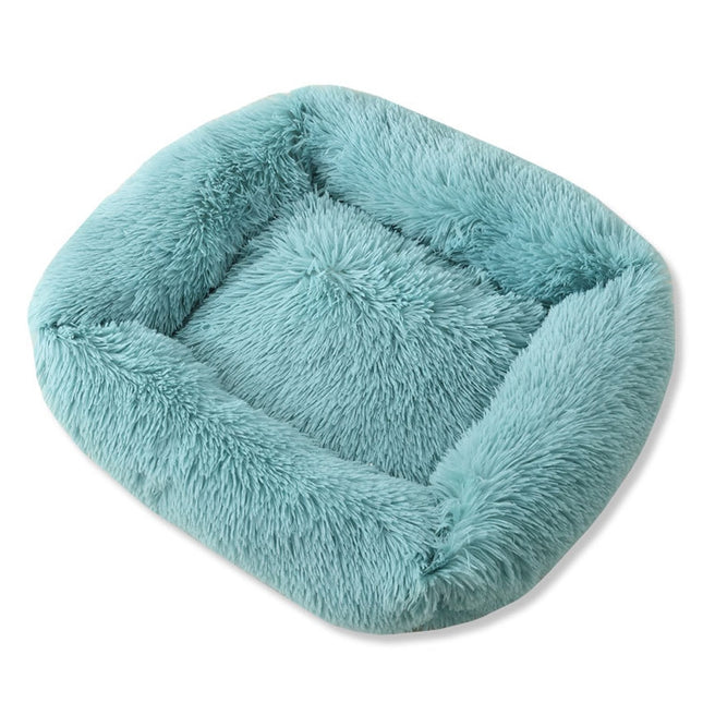 Dogs Long Plush Solid Bed - wnkrs