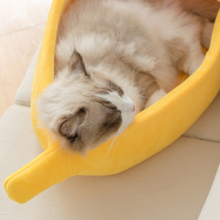Banana Shaped Cat Bed - wnkrs