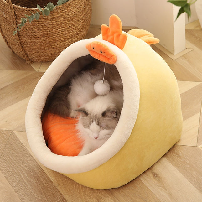 Cats Warm Basket Bed - wnkrs