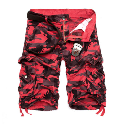 Men's Loose Camouflage Cargo Shorts - Wnkrs
