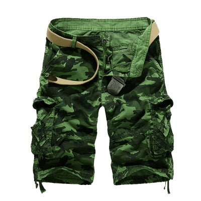 Men's Loose Camouflage Cargo Shorts - Wnkrs