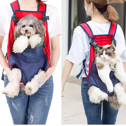 Pets Striped Canvas Carrier Backpack - wnkrs