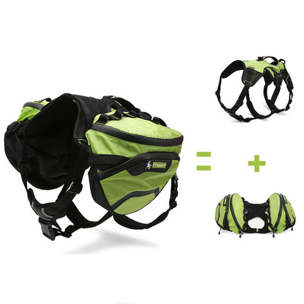 Dogs Waterproof Outdoor Backpack Harness - wnkrs