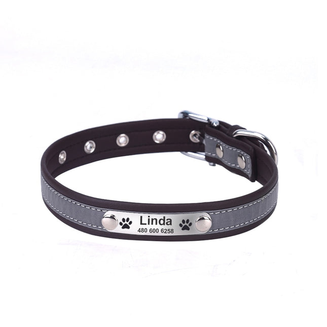 Personalized Reflective Dog Collar - wnkrs