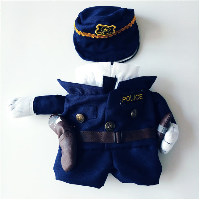 Pet's Funny Policeman Cotton Costumes - wnkrs