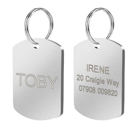 Personalized Stainless Steel Creative Dog’s Tag - wnkrs