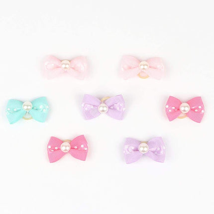 Colorful Small Hair Bows Set for Cat and Dog - wnkrs