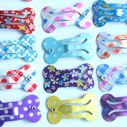 Bone Shaped Hair Clips for Dogs - wnkrs