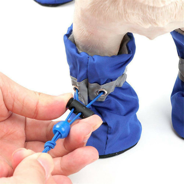 Dog's Adjustable Waterproof Socks 4 Pcs Set - wnkrs