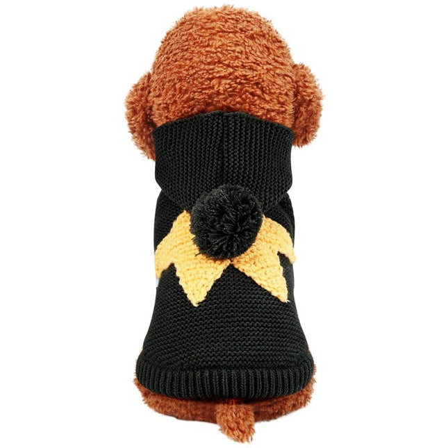 Soft Knitted Hoodie with Starfish and Pompom - wnkrs