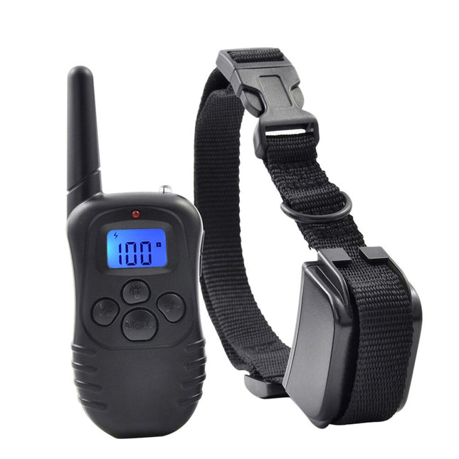 Petrainer Remote Electric Rainproof Dog Training Collar With LCD Display - wnkrs
