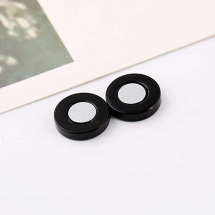 Magnet Black Clip Earrings for Men - Wnkrs
