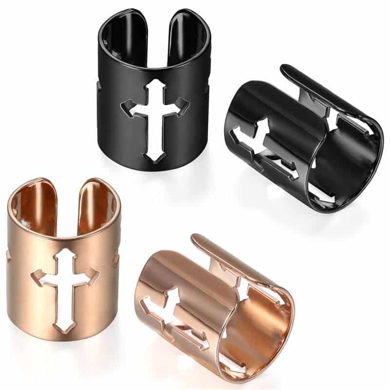 Men's Cross Ear Cuff Clip Earring