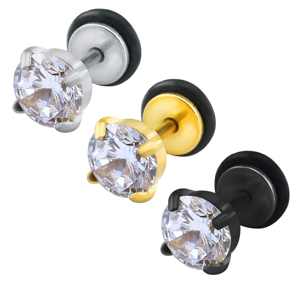 Men's Stainless Steel Stud Earring