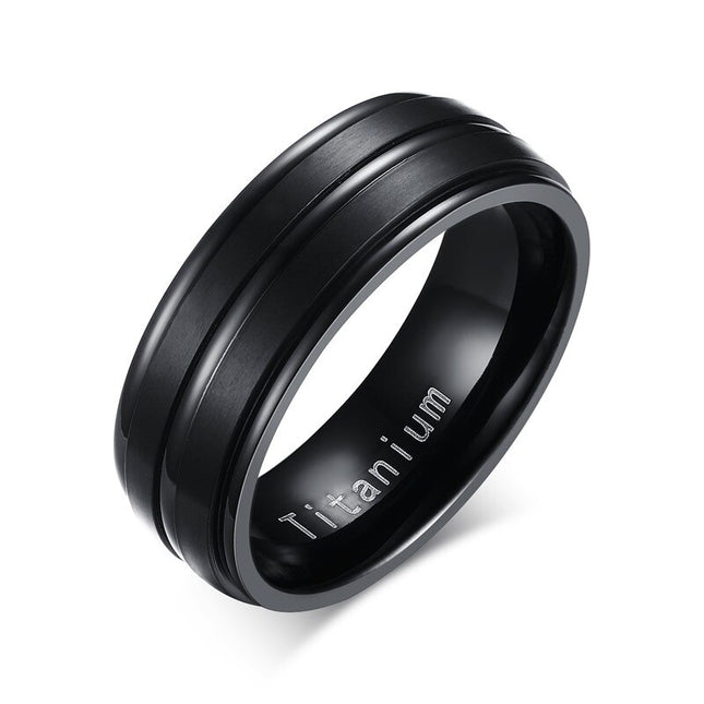 Fashon Men's Titanium Ring