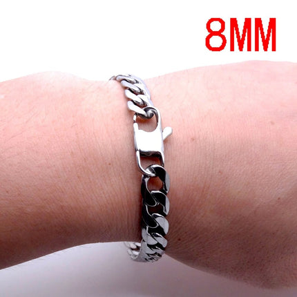 Men's Stainless Steel Chain Bracelet - Wnkrs