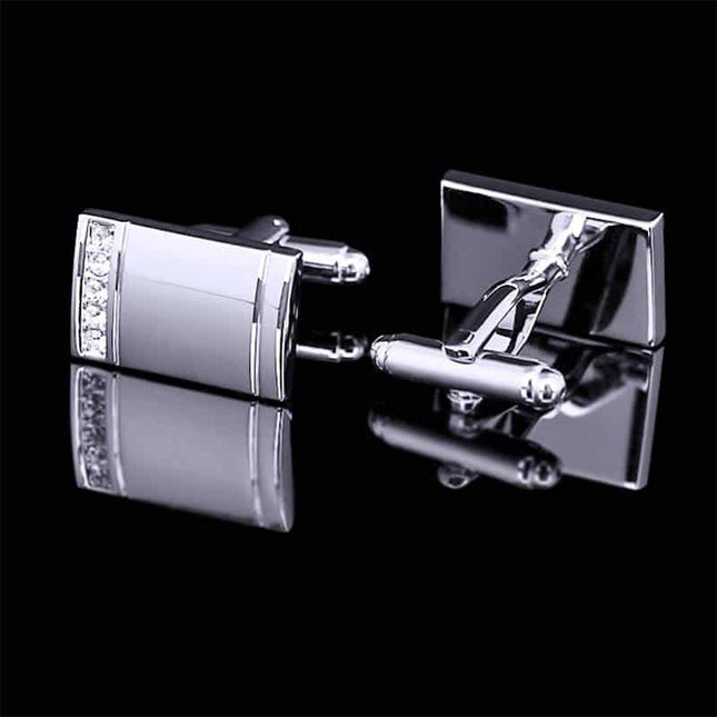 Men's Crystal Line Cufflinks - Wnkrs