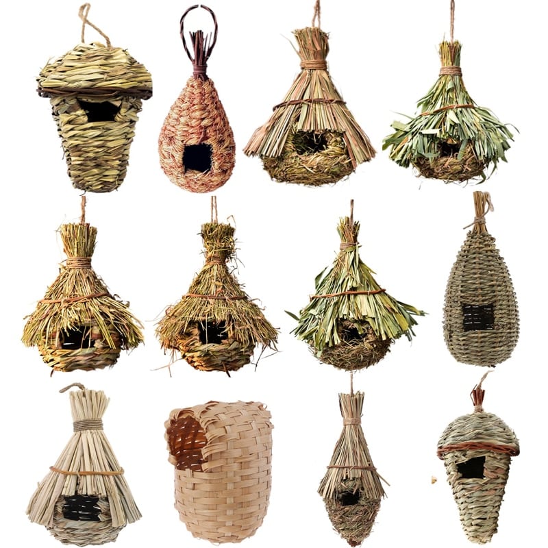 Woven Bird Shelter Selection, Fourteen Designs