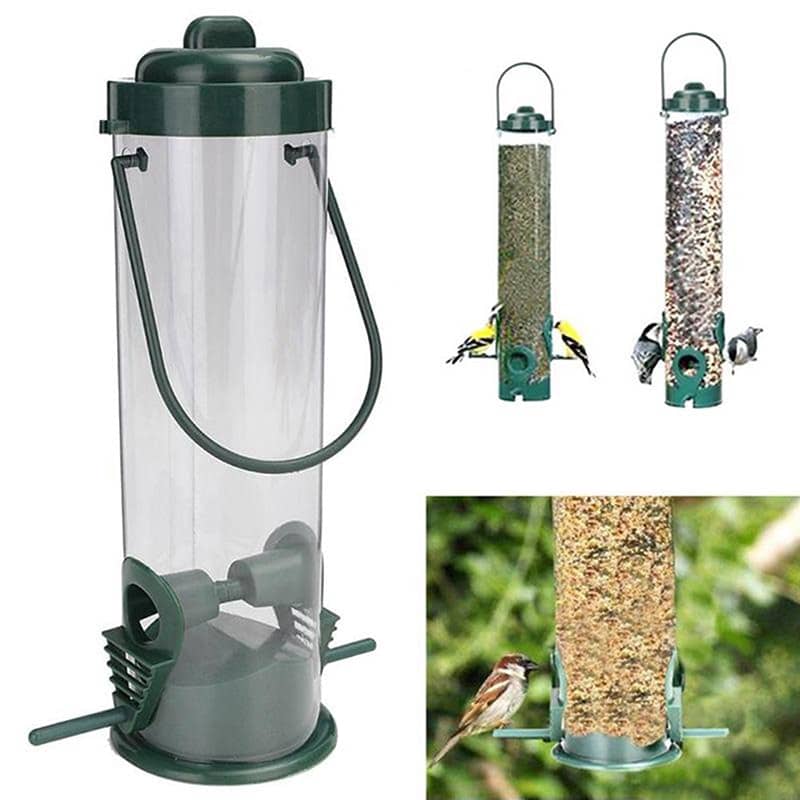 Portable Outdoors Feeder for Birds