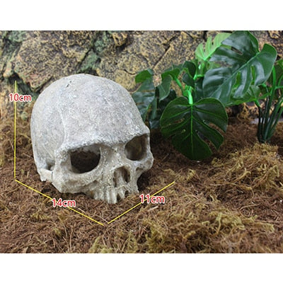 Skull Figurine Aquarium Decor - wnkrs
