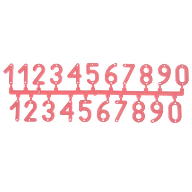 Red Beehive Marking Numbers Board