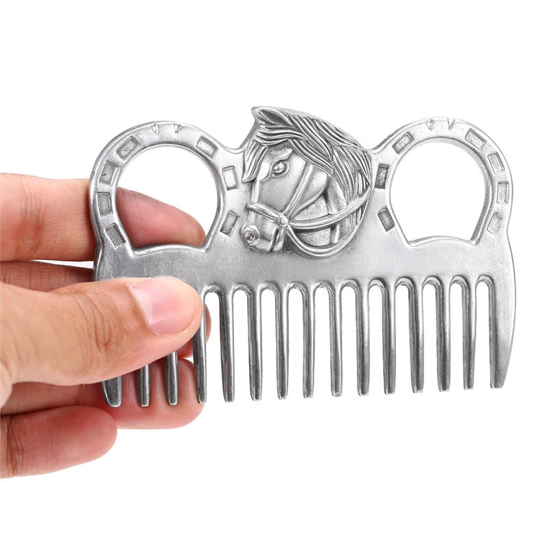 Horse Cleaning Aluminium Comb