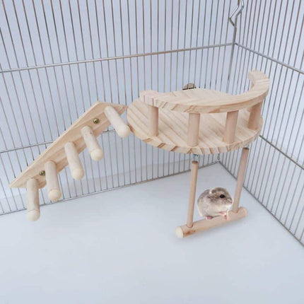 Wooden Climbing Toy for Small Pets - wnkrs
