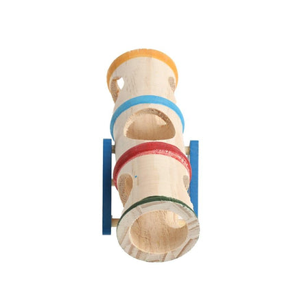 Wooden Seesaw Tube Toy for Small Pets - wnkrs