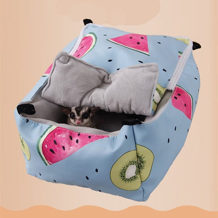 Printed Cotton Bed for Small Pets - wnkrs