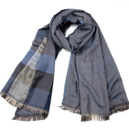 Men's Plaid Double-Sided Scarf - Wnkrs
